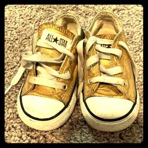 Gold Converse